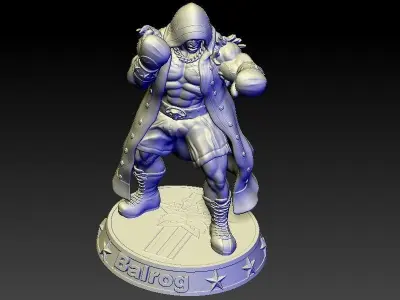 Street Fighter Balrog 3D print model