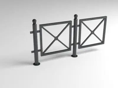 Echise Bruno - Street Furniture pack 3D model