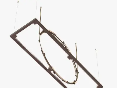 Hubbardton forge Theta LED Pendant 3D model