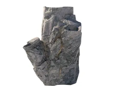 sharp edge rock   Low-poly 3D model