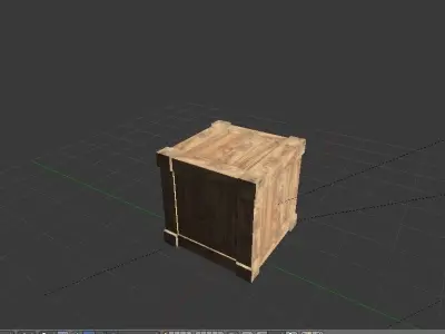 Wood Checkout Free low-poly 3D model