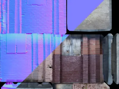 Construction old box Free low-poly 3D model