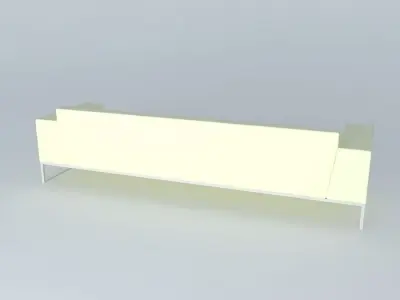 Light green sofa Free 3D model