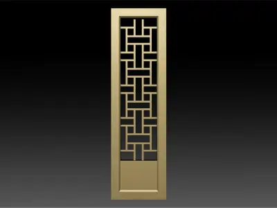 Window Grill Base Mesh Vol 1  Low-poly 3D model