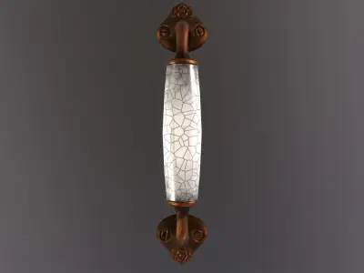 window handle Low-poly 3D model