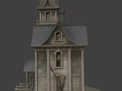 Haunted House 3d Model 3D model