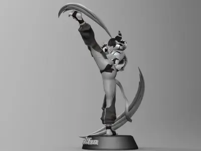 Street Fighter Juri 3D print model