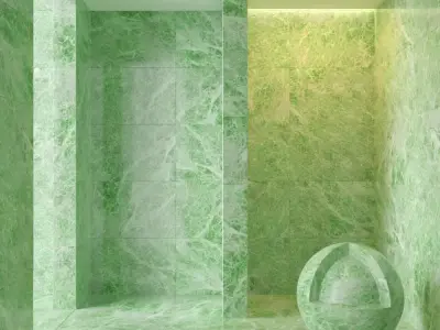 Marble wall 308 3D model