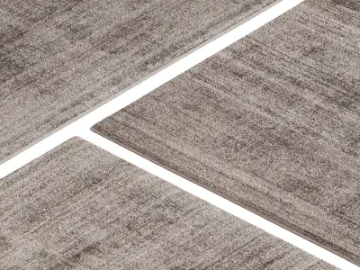 Carpet set 9125 - Hand Loomed Wool Soft Rug - 5k 3D model