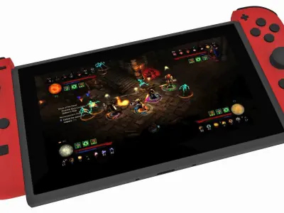 Nintendo Switch 3D model Low-poly 3D model