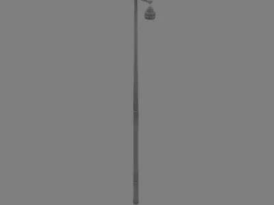 Street Furniture - Outdoor Lighting - Street Lamp VII Low-poly 3D model