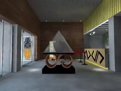 Display Shelf Customized 3D model