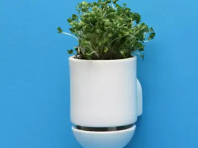 George and ALIC3-D s Combination Planter-Cabinet Handle Free 3D print model