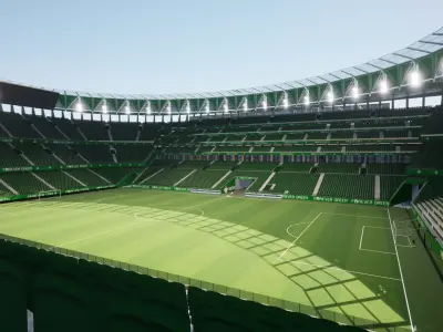 ESTADIO BENITO VILLAMARIN REFORMADO SKETCHUP TWINMOTION  3D model