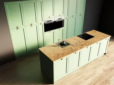 98-Kitchen2 matte 9 3D model
