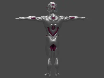 sci fi Low-poly 3D model