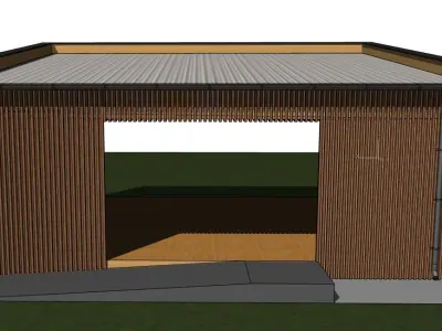 3D model of a street scene 3D model