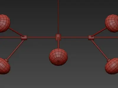 Tooy Nabila chandelier 3D model