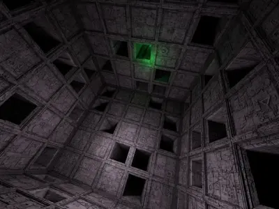 Sci-Fi Shapes - The Escapist - 3 Dimensional Labyrinth Maze Low-poly 3D model