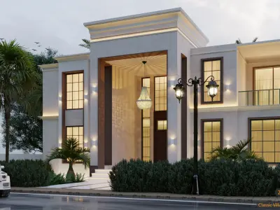 Classic Villa 3D model shop