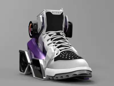Jordan Tech Shoes S1 3D model