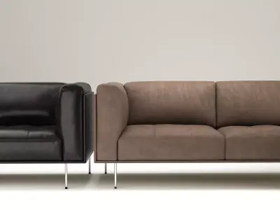 Rod Sofa 240 3D model
