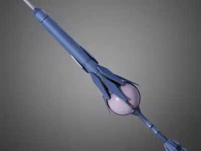 Overlord Shalltear Bloodfallen Spuit Lance Weapon for Cosplay 3D print model