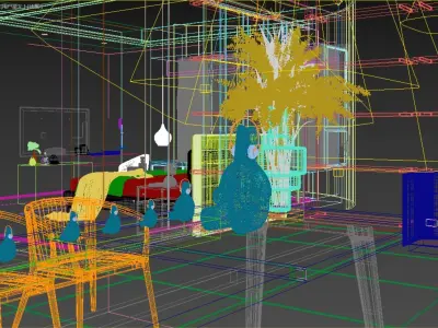 Gypsum White Rabbit 3D model