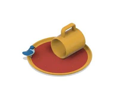 Garden Bird Feeder 3D print model