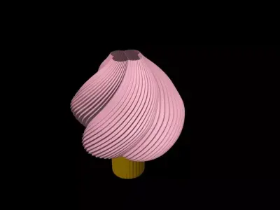 modern Lamp shade 3d print Free 3D print model