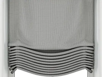Roman blinds 2 3D model purchase