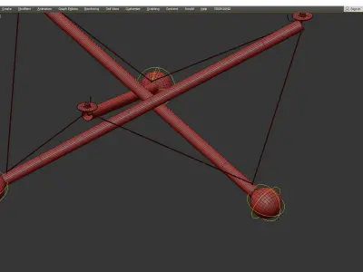 ED036 CHANDELIER Low-poly 3D model