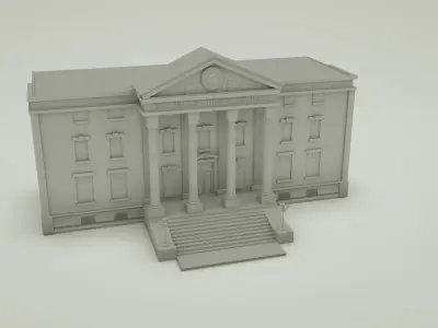 Clock tower 3D model