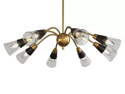 PONTI CHANDELIER Low-poly 3D model