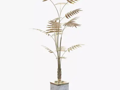 Ivete Palmtree Lamp 3D model
