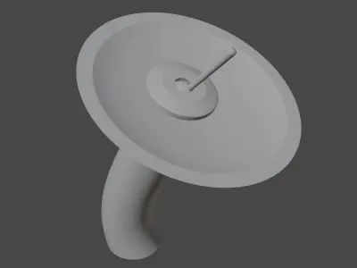 waterfall glass crane 3D model