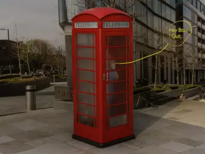 Phonebooth london phone box 3D model