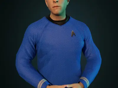 Kelvin Spock For G8M 3D model