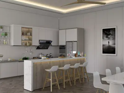  swim pool 3D model 3D model