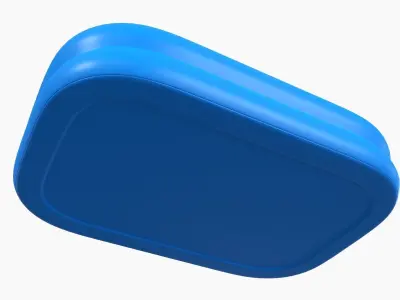 Family inflatable water pool 02 3D model