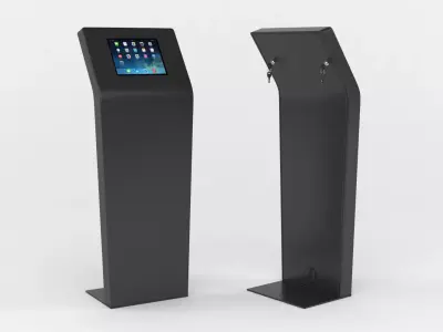 Kiosk Tablet Floor Stand 3D model