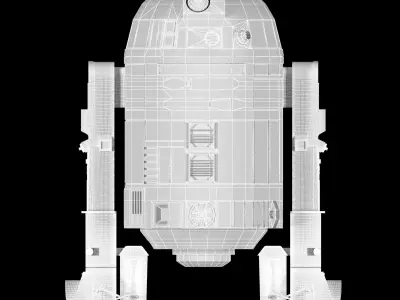 Robot r2d2  3D model