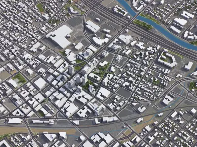 Tucson Low-poly 3D model
