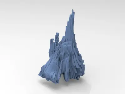 Dark Crystal element rocks 3D model