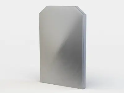 Corridor door Low-poly 3D model