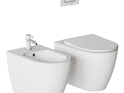 Duravit Bento Starck Box WC 3D model