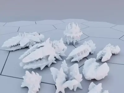 Twilight Imperium Arborec 3D print ship models 3D print model