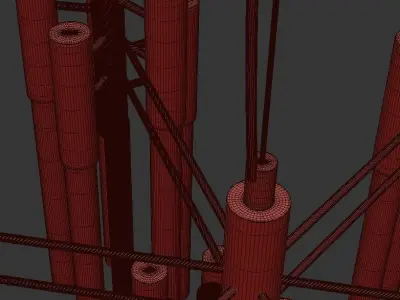 BURJ CHANDELIER 3D model