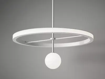 Ring Pendant Lamp 3D model