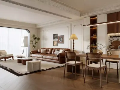 FrenchRetroStyle 3D model